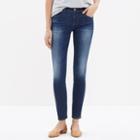 Madewell Skinny Skinny Crop Jeans In Chilton Wash