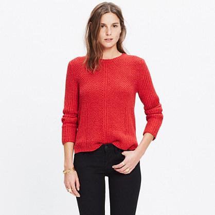 Madewell Hexcomb Texture Sweater
