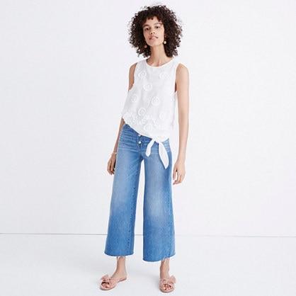 Madewell Embroidered Side-tie Tank