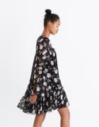 Madewell Ulla Johnson Silk Dahlia Floral Mini Dress