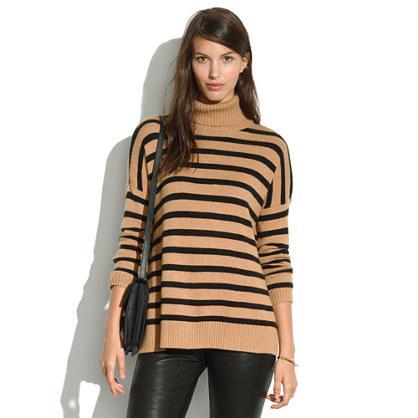 Madewell Striped Turtleneck Sweater