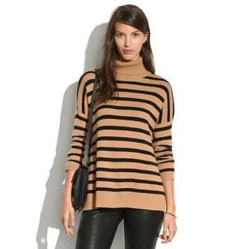 Madewell Striped Turtleneck Sweater