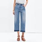 Madewell Wide-leg Crop Jeans: Drop-hem Edition
