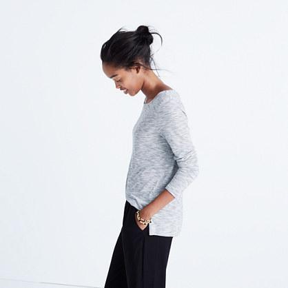 Madewell Anthem Boatneck Tee In Dewitt Stripe