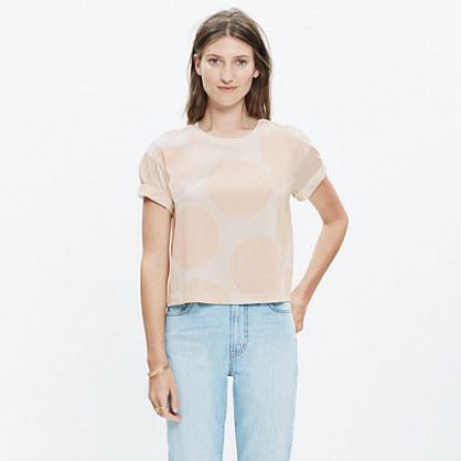 Madewell Big Dot Crop Tee