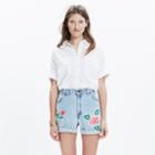 Madewell Jm Drygoods&trade; Embroidered Vintage Jean Shorts