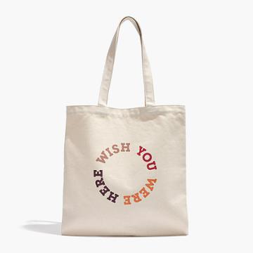 Madewell The Reusable Canvas Tote: Wish You Were Here Edition