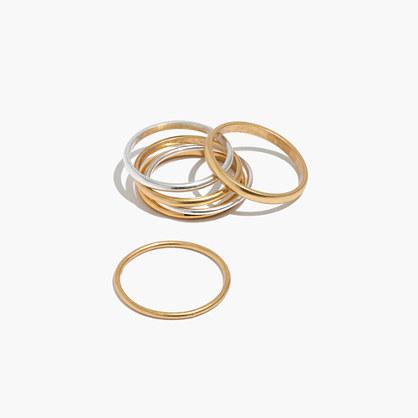 Madewell Delicate Stacking Ring Set