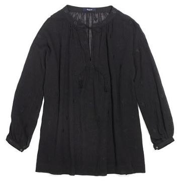 Madewell Embroidered Openview Tunic