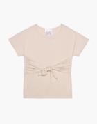 Madewell The Great Eros Tilia Knot-front Tee