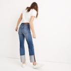 Madewell Rigid Straight Crop Jeans: Tall Cuff Edition