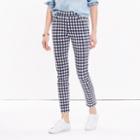 Madewell 9 High-rise Skinny Crop Jeans: Gingham Edition
