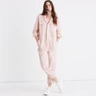 Madewell Pink Coverall Jumpsuit