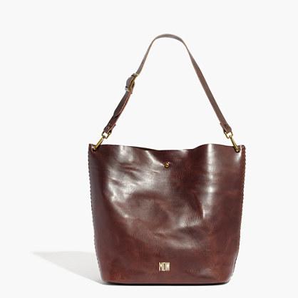 Madewell Rivet & Thread Tassel Bucket Bag