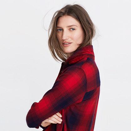 Madewell Classic Ex-boyfriend Shirt In Wilder Plaid