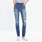 Madewell 9 High-rise Skinny Jeans: Rip And Repair Edition