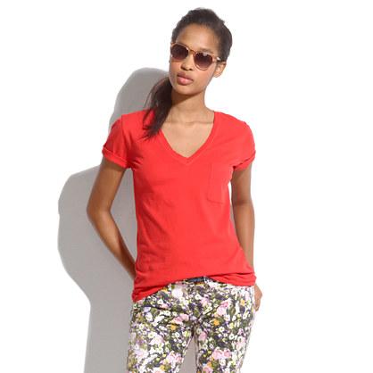 Madewell V-neck Pocket Tee