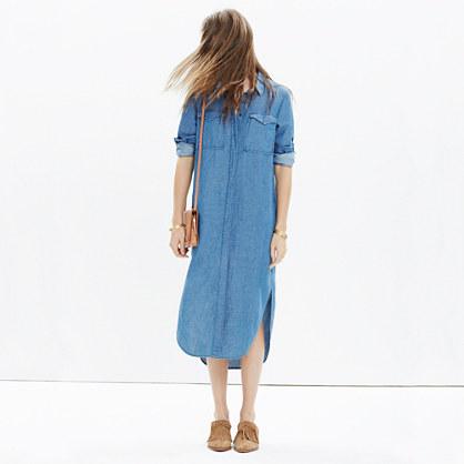 Madewell Denim Midi Shirtdress