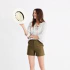 Madewell High-rise Twill Shorts