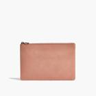 Madewell The Leather Pouch Clutch In Vachetta
