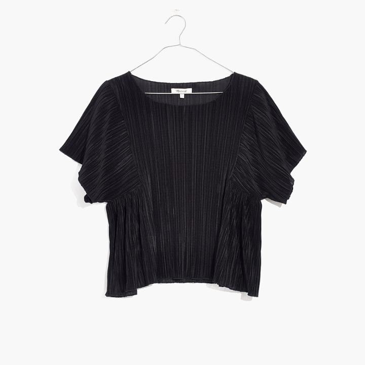 Madewell Texture & Thread Micropleat Top