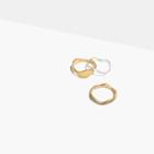 Madewell Wave Stacking Rings