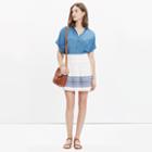 Madewell Skyline Skirt In Cabana Jacquard