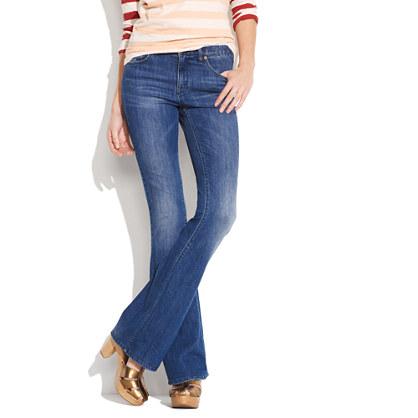 Madewell Flea Market Flare Jeans In Steelworker Wash