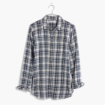 Madewell Slim Ex-boyfriend Shirt In Coltrane Plaid