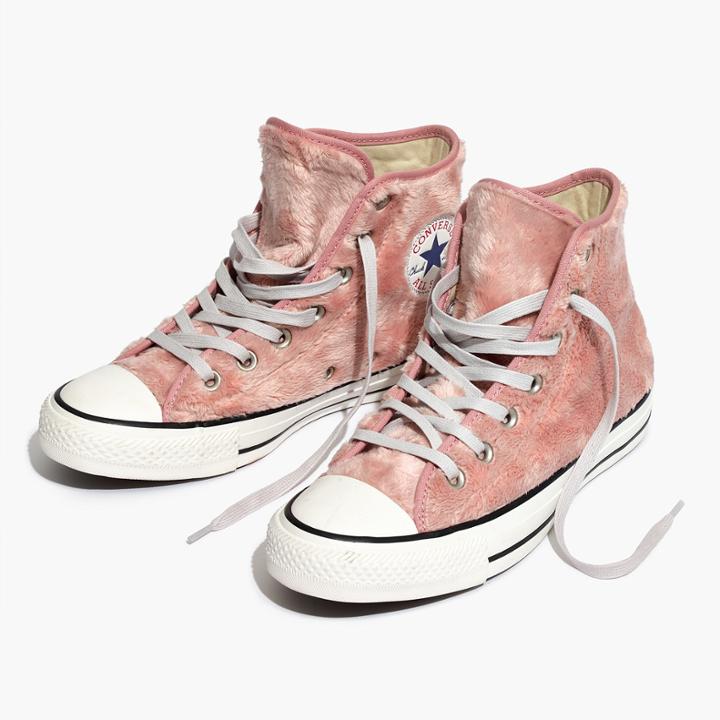 Madewell Converse Chuck Taylor All Star High-top Sneakers In Faux Fur