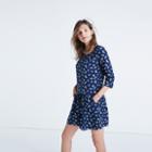 Madewell Madewell Et S&eacute;zane&reg; Silk Anna Drop-waist Dress In Leaf Print