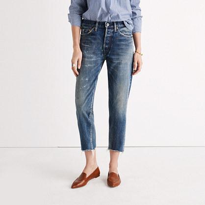 Madewell Chimala® Selvedge Used Ankle-cut Jeans