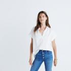 Madewell Central Shirt In Pure White