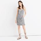 Madewell Silk Sunlight Cami Dress In Painted Feathers
