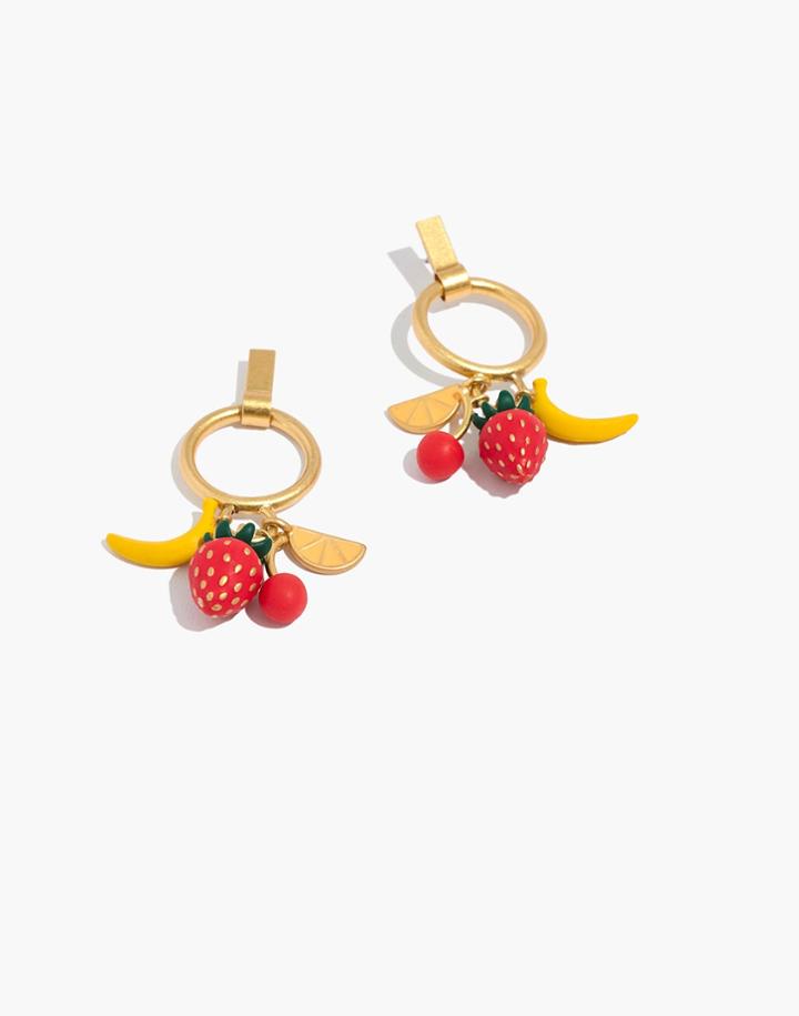 Madewell Fresh Fruit Hoop Earrings