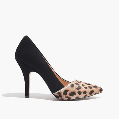 Madewell The Mira Heel In Leopard