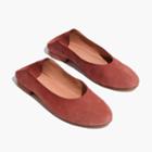 Madewell The Sophia Fold-down Flat In Suede