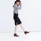 Madewell Column Side-slit Skirt