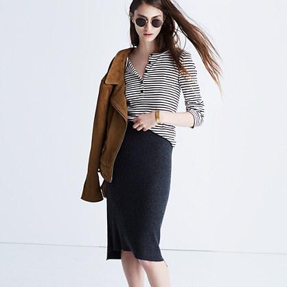 Madewell Rowhouse Sweater-skirt