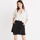 Madewell Silk Faux-wrap Skirt In Dot Scatter