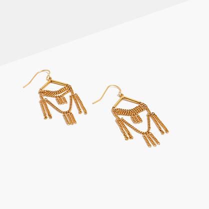 Madewell Linkfringe Chandelier Earrings