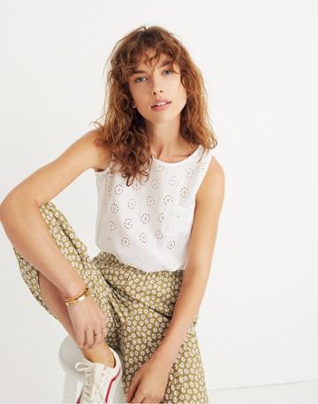 Madewell Eyelet Bubble Top