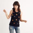 Madewell Embroidered Sweater Tank