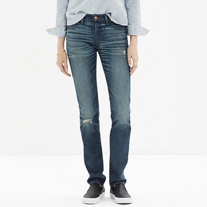 Madewell Rivet & Thread Alley Straight Jeans In Etta Wash