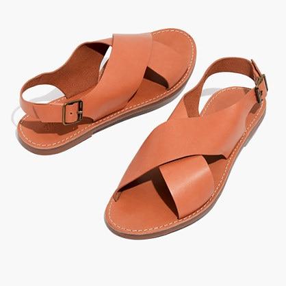 Madewell The Boardwalk Crossover Sandal