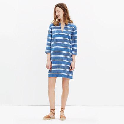 Madewell Ace & Jig™ Deck Dress In Blue Jean Print