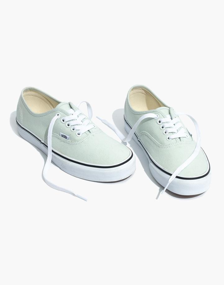 Madewell Vans Unisex Authentic Sneakers In Blue Flower Canvas