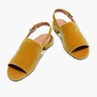 Madewell The Noelle Slingback Sandal In Velvet