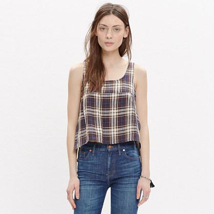 Madewell Loup Charmant&trade; Como Cropped Shirt