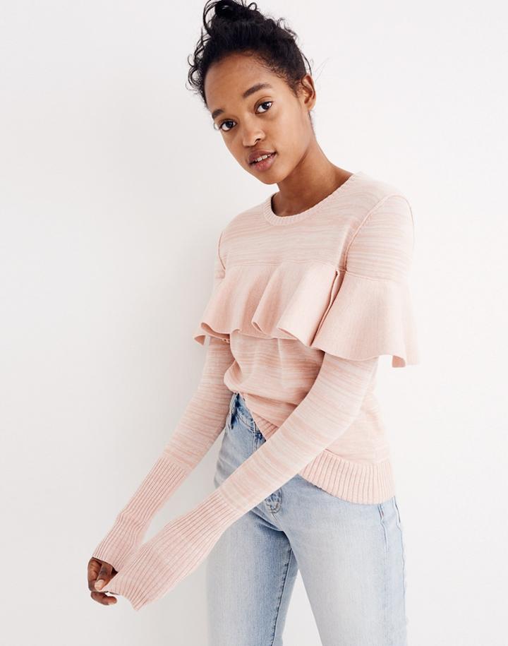 Madewell Apiece Apart Ruffled Sweater